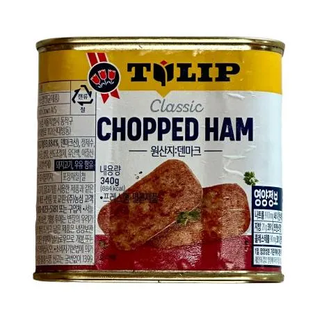 튤립푸드 촙트 햄통조림, 340g