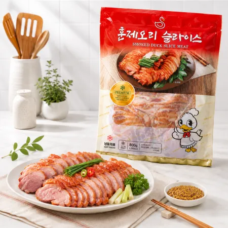 삼아 훈제오리(슬라이스 800g/EA)