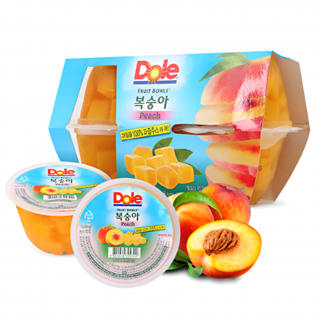 DOLE 후룻볼 복숭아 113g 4개입 [소박스]