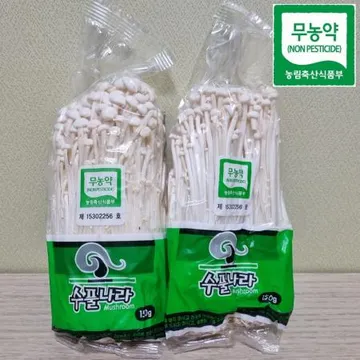그린다리 팽이 버섯 150g 1박스 32-34봉 국내산 무농약