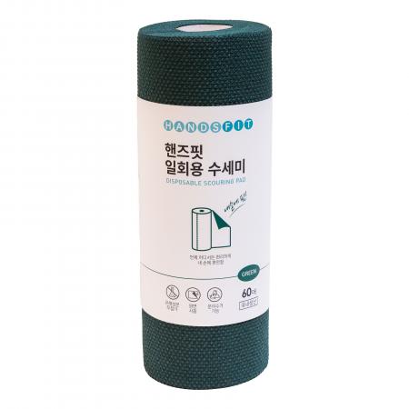 핸즈핏 일회용수세미 그린