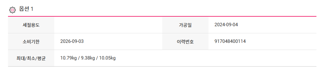 상품정보제공고시