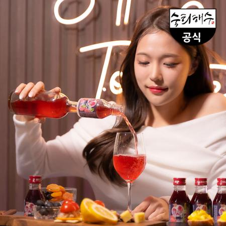 [업소용] 술집 소주에 꽂아 섞어 마시는 혼합음료 하이볼 칵테일 숙희해수 석류&복분자  이미지