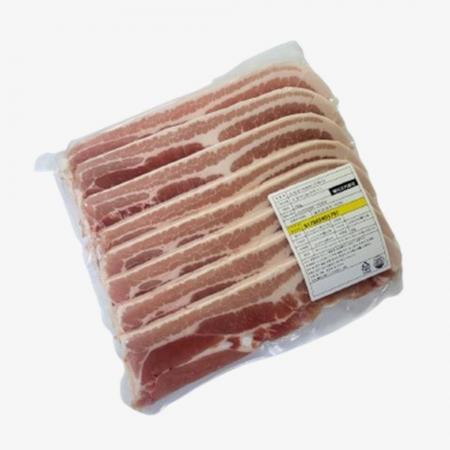 소포장[신선배송] 미박삼겹살/오겹살 슬라이스 1kg/EA 구이용