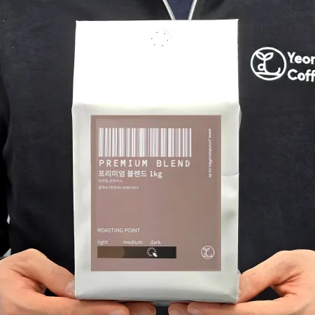 프리미엄블렌드 1kg 연두커피 1개
