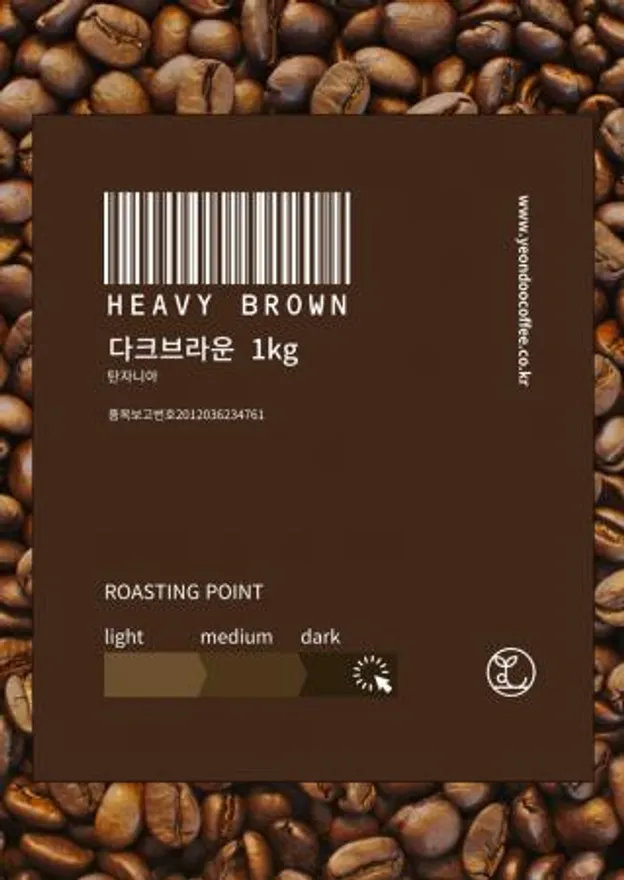 다크브라운 1kg 연두커피 10개 이미지