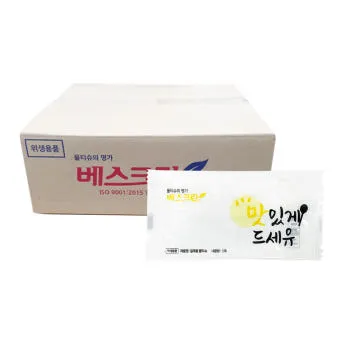 맛있게드세유 고급형 업소용 일매용 물티슈 400매