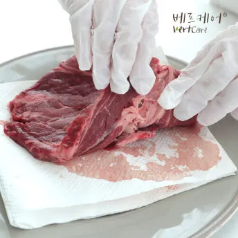 미트페이퍼 해동지 무지 2겹 365*390 1200매 박스 이미지