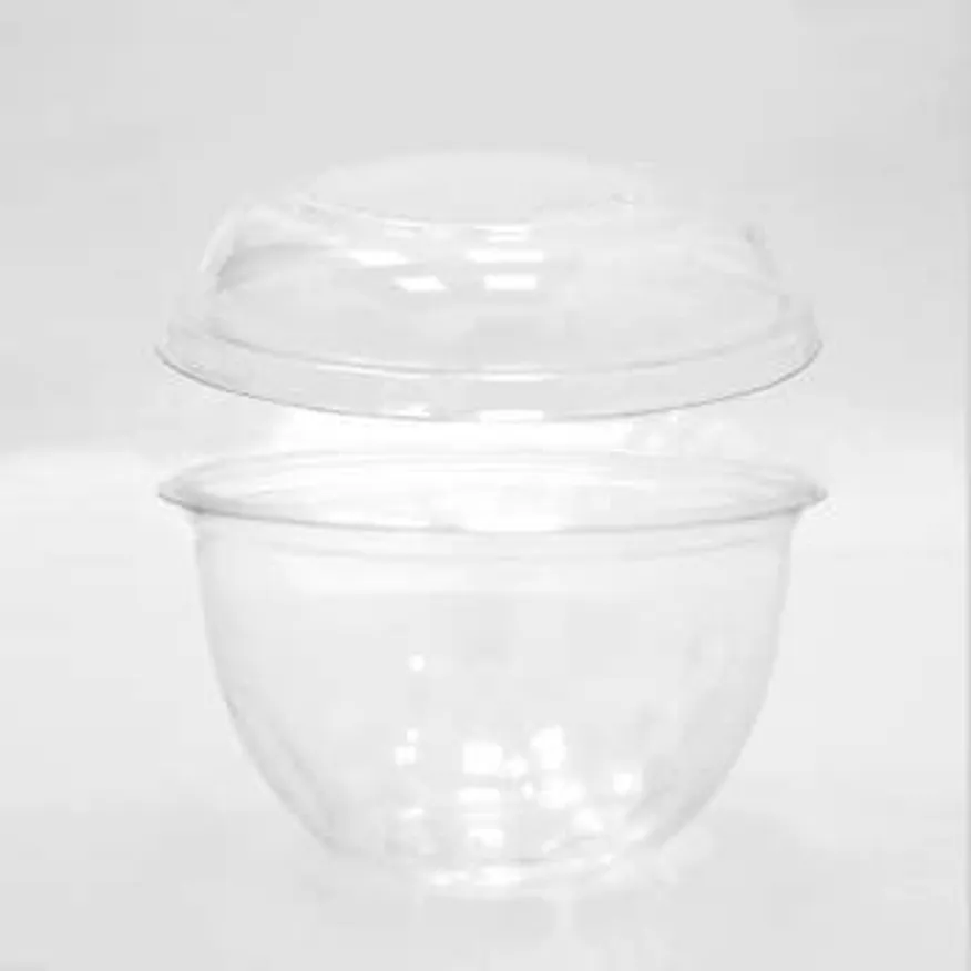 DL-513 빙수 샐러드 투명 플라스틱 일회용 용기 뚜껑포함 750ml 600개 이미지