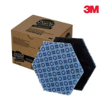 3M 강력 육각양면 수세미 기름때 세척 15개+ 산도깨비 주방세제 650ml 이미지