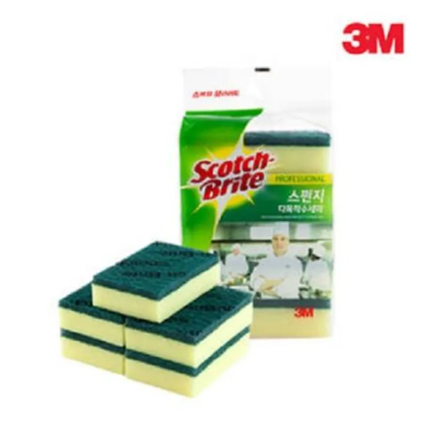 3M 다목적 스펀지 수세미(5개입) 이미지