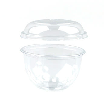 DL-513 빙수 샐러드 투명 플라스틱 일회용 용기 뚜껑포함 750ml 600개 