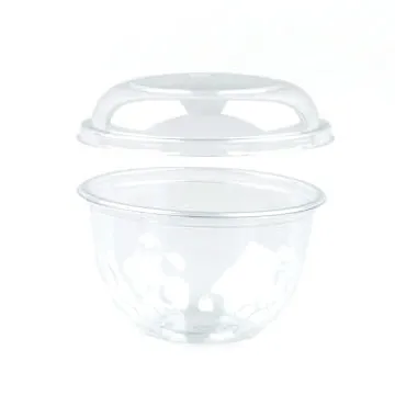 DL-513 빙수 샐러드 투명 플라스틱 일회용 용기 뚜껑포함 750ml 600개