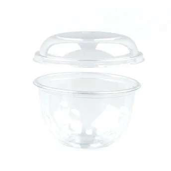 DL-513 빙수 샐러드 투명 플라스틱 일회용 용기 뚜껑포함 750ml 600개 