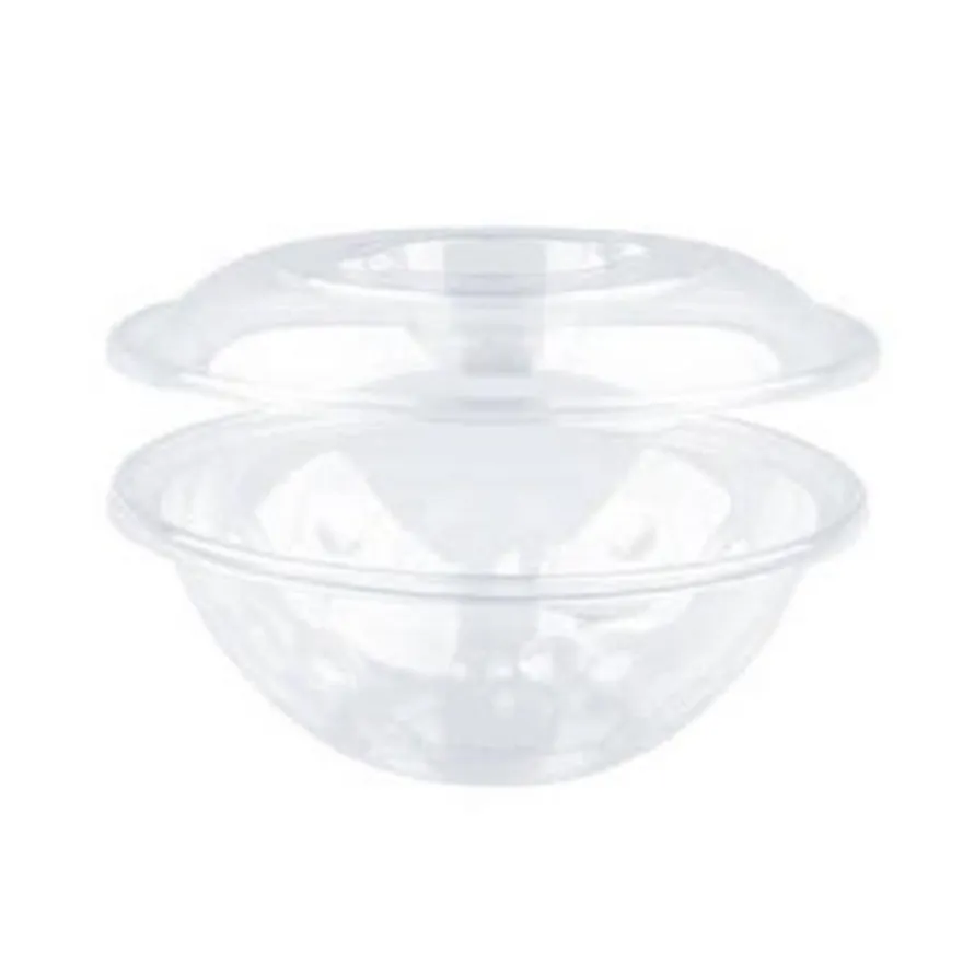 DL-514-1 빙수 샐러드 투명 플라스틱 일회용 용기 뚜껑포함 1050ml 300개 이미지