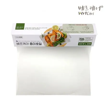 천연펄프 무톱날종이호일 화이트 30*20 1롤