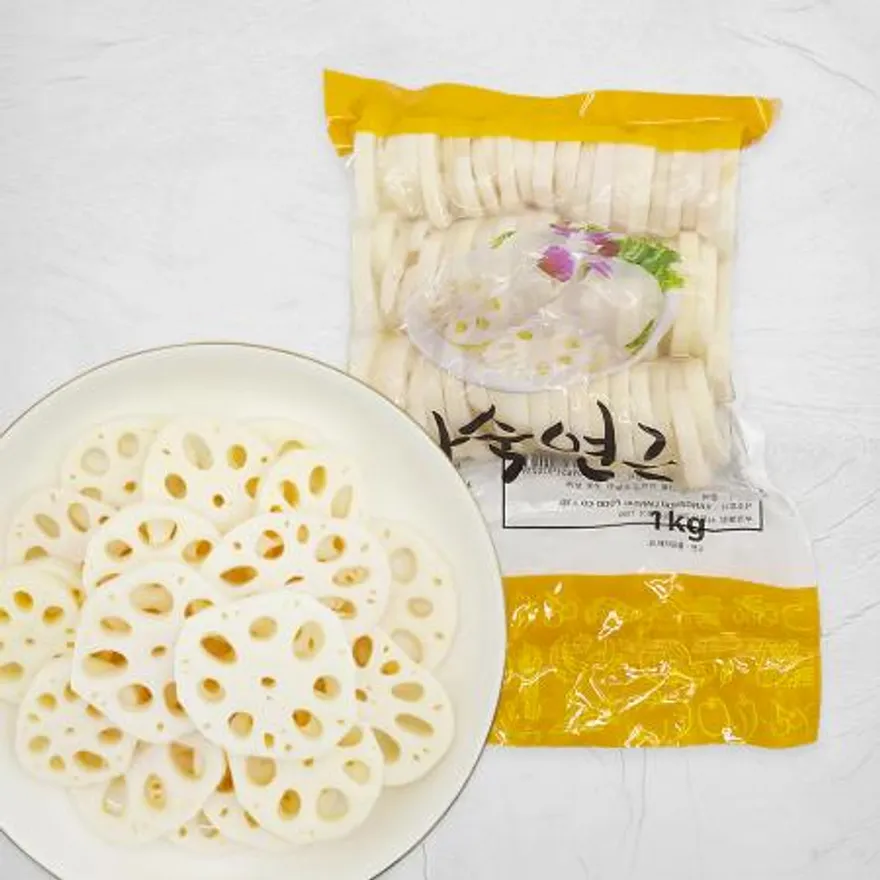 수입산 자숙연근 1kg 이미지