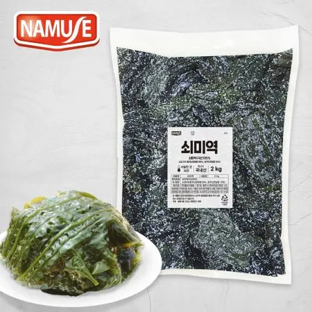 나무새 국내산 염장 쇠미역 2kg, 10kg