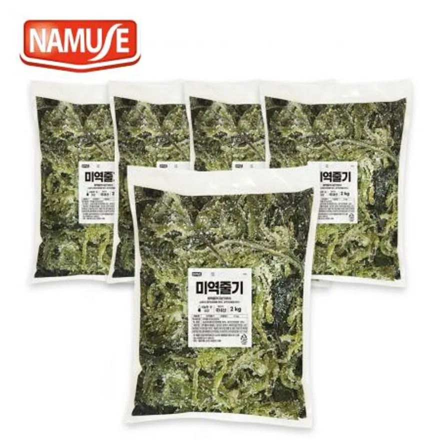나무새 국내산 염장 미역줄기 2kg, 10kg 이미지