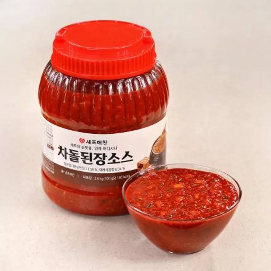 차돌 된장 짜글이 된장찌개 소스 이미지