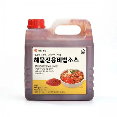 업소용 대용량 해물용 비법 소스 6kg 해물소스  이미지
