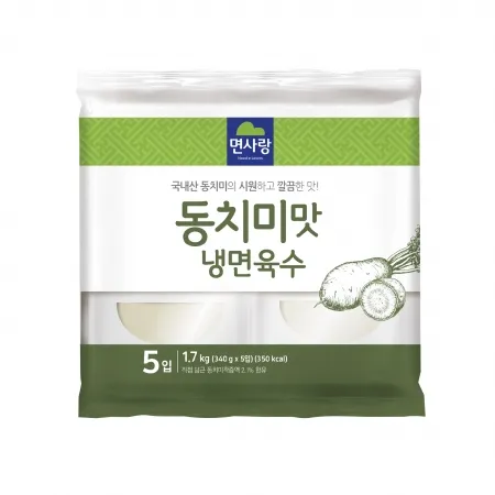 (실온)동치미맛냉면육수 10.2kg (340g*30)_면사랑