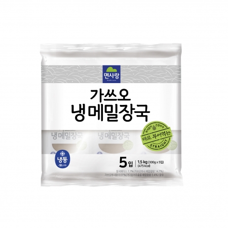 (냉동)냉메밀장국 1.5kg(300g*5)_면사랑