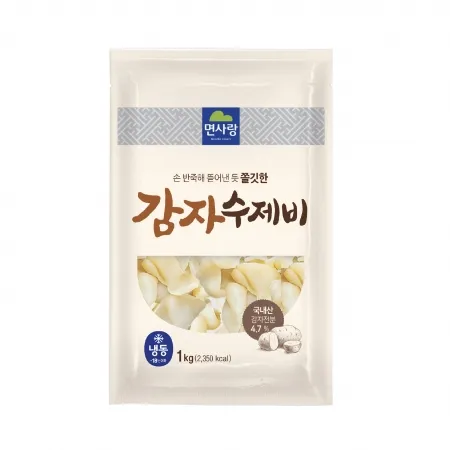(냉동)감자수제비 1kg_면사랑