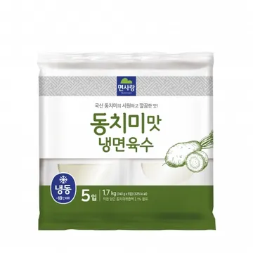 (냉동)동치미맛냉면육수 1.7kg (340g*5)_면사랑