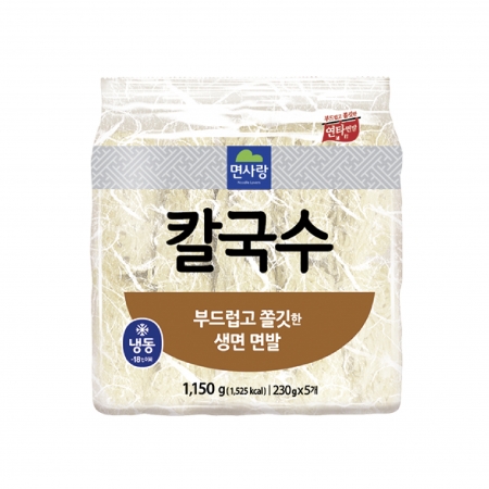 (냉동)칼국수 1.15kg(230g*5)_면사랑
