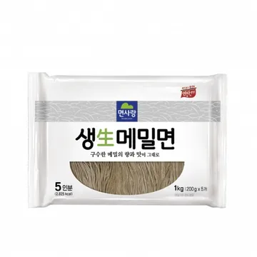 (실온)생메밀면(어두운면)1kg(200g*5)_면사랑