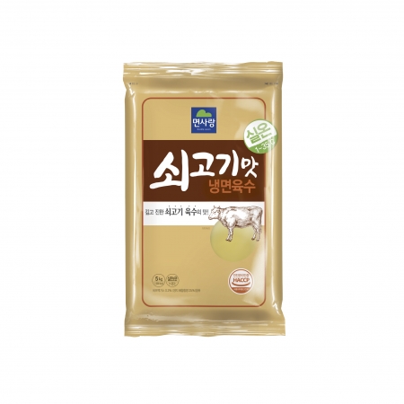 (실온)쇠고기맛냉면육수 10kg (5kg*2)_면사랑