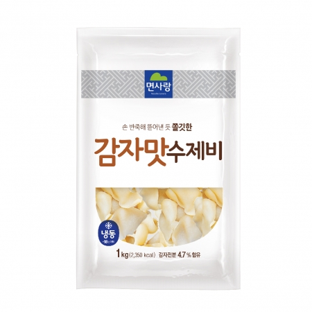 (냉동)감자맛수제비 1kg_면사랑