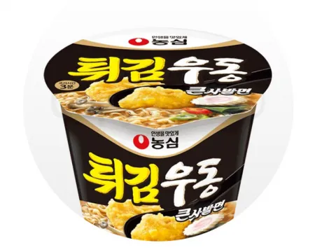 농심 튀김우동 낱개 큰사발 컵라면