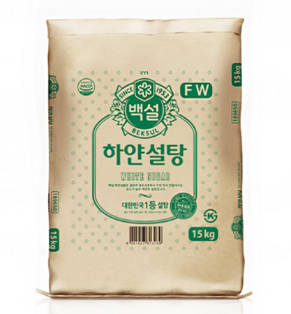 벡설 하얀설탕 15kg 정백 흰설탕