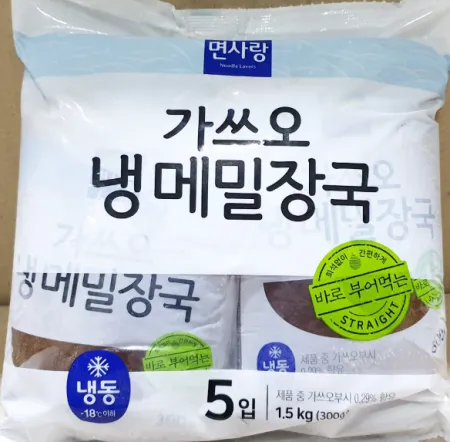 면사랑 가쓰오 냉 메밀장국 300g*5 모밀육수