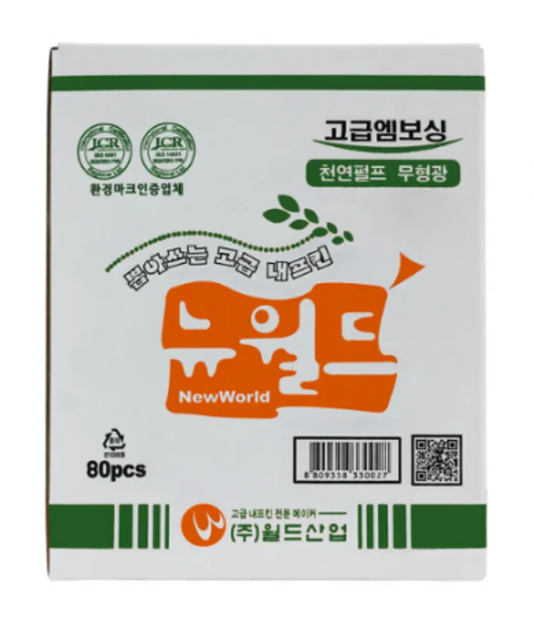 뉴월드 냅킨 80속 네프킨 넵킨 이미지