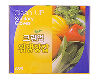 크린엎 위생장갑 200매 비닐장갑