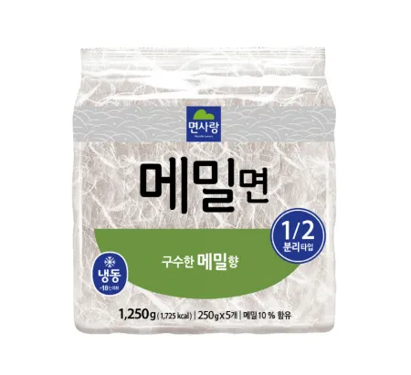 ⭐특가⭐면사랑 메밀면 1.25kg 구수한메밀향
