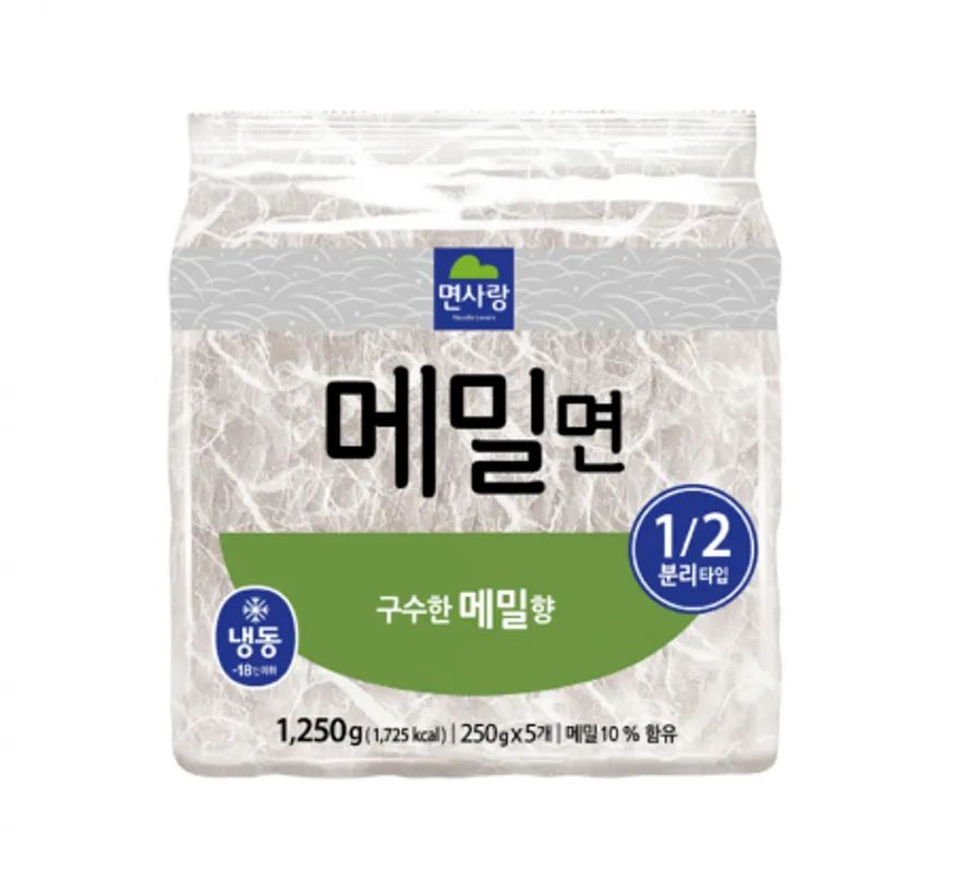 ⭐특가⭐면사랑 메밀면 1.25kg 구수한메밀향 이미지