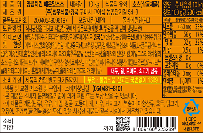 상품정보제공고시