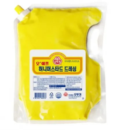 오쉐프 허니머스타드 2kg 오뚜기