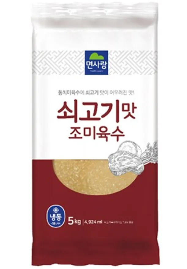 면사랑 쇠고기맛 조미 육수 5kg*2 냉면육수 이미지