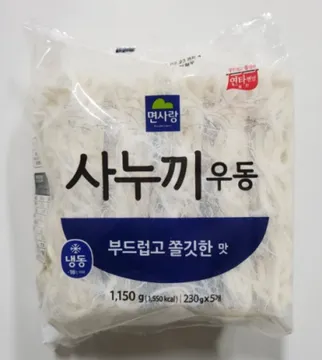 ⭐특가⭐면사랑 사누끼우동 부드럽고 쫄깃한맛 5입