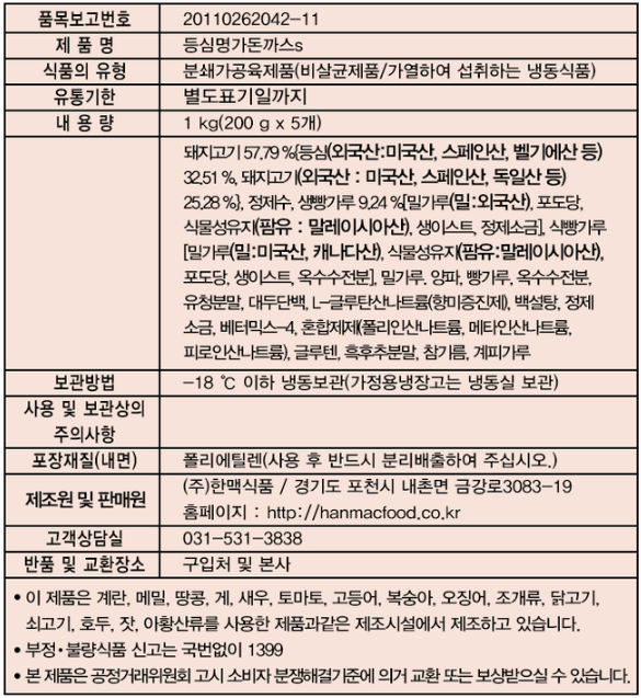 상품정보제공고시