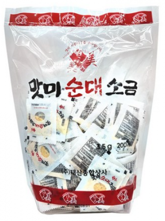 태산 순대소금 3.5g*200 미니소금