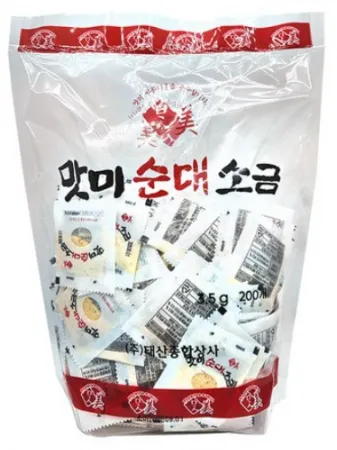 태산 맛미 순대소금 3.5g*200 미니소금