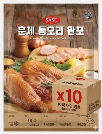 ⭐묶음특가⭐사세 훈제 통오리 완포 900g