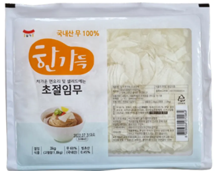 일미 냉장 초절임무 3kg 냉면김치 이미지