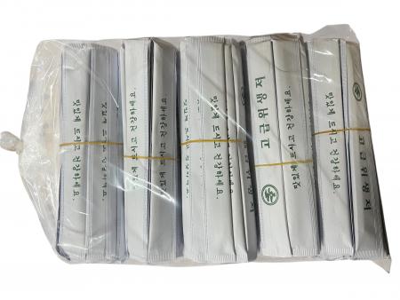 고급 나무 젓가락 250 종이포장